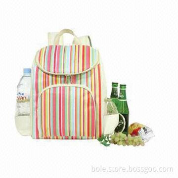 Lunch Cooler Bag with Aluminum Frame and Waterproof PEVA Lining
